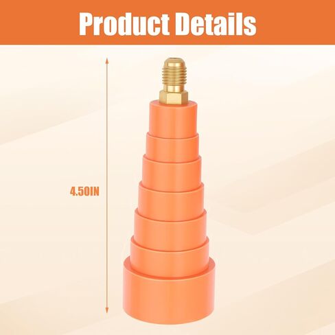 Nitrogen Purge Boot for OD 3/8, 1/2, 5/8, 3/4, 7/8, and 1-1/8 inch Coolants, Oils & Flushing Agents ACR Tubing - 2 PCS in Kuwait