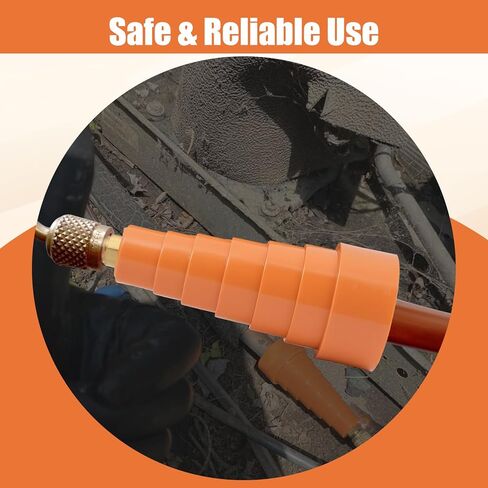 Nitrogen Purge Boot for OD 3/8, 1/2, 5/8, 3/4, 7/8, and 1-1/8 inch Coolants, Oils & Flushing Agents ACR Tubing - 2 PCS in Kuwait