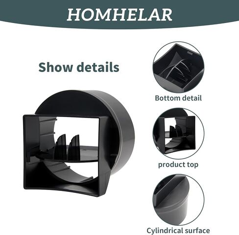 S97014185 Duct Damper Connector Fit for Broan Nutone 4" 763N 684NT 676NT S97003932 Ventilation Fan Replaces for S97014185 97014185 S97003932 97003932 in Saudi Arabia