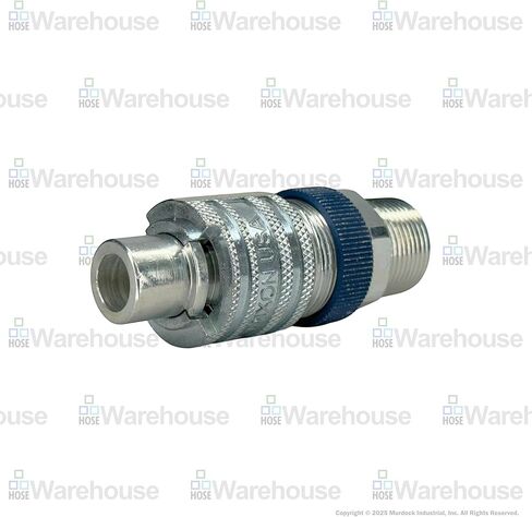أصلي Dixon N4M6‑LS Dix‑Lock N‑Series Bowes Interchange ذكر قابس قفل أمان، فولاذ، 1/2" قطع سريع × 3/4" NPTF، 500PSI in Kuwait