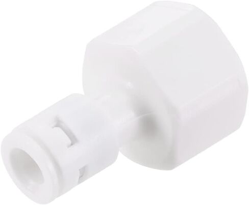 Quick Connector 1/2 NPT Female Thread to 1/4" Tube, Straight Connect Fittings for Water Purifier, 40mm White 2Pcs in Saudi Arabia