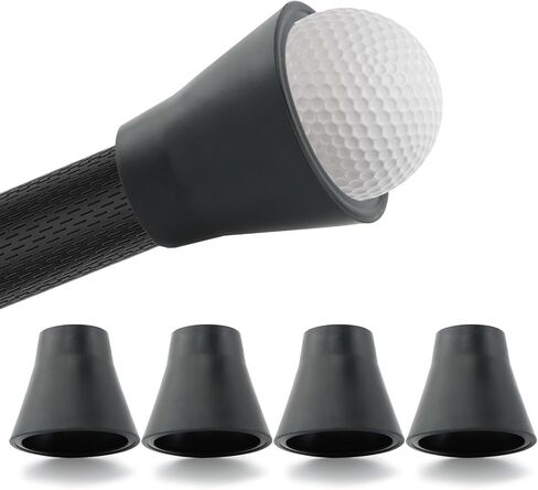 Bibabala 5pcs Golf Ball Retriever, Quick-Install Golf Ball Picker, Swing Handle Suction Cup Portable for Putter in Saudi Arabia