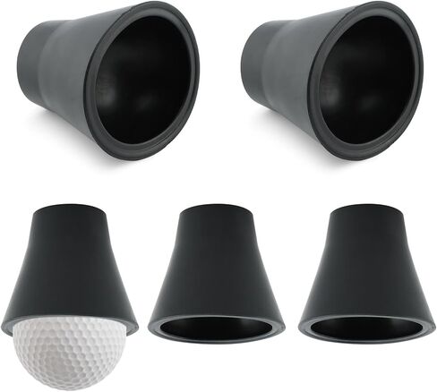 Bibabala 5pcs Golf Ball Retriever, Quick-Install Golf Ball Picker, Swing Handle Suction Cup Portable for Putter in Kuwait