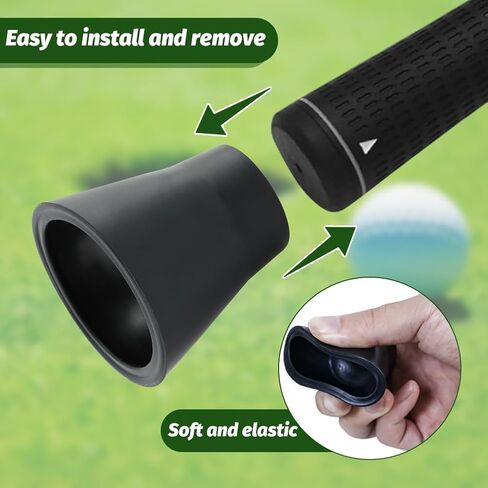 Bibabala 5pcs Golf Ball Retriever, Quick-Install Golf Ball Picker, Swing Handle Suction Cup Portable for Putter in Kuwait