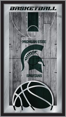 Michigan State 15" x 26" Basketball Mirror by Holland Bar Stool Company in Saudi Arabia