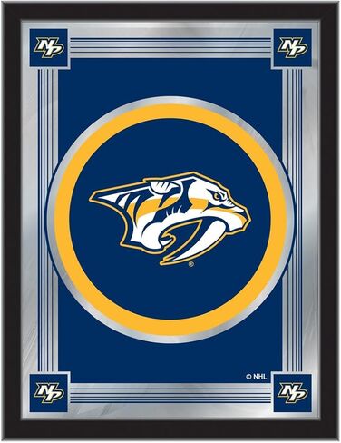 Nashville Predators 17" x 22" Logo Mirror by Holland Bar Stool Company in Saudi Arabia