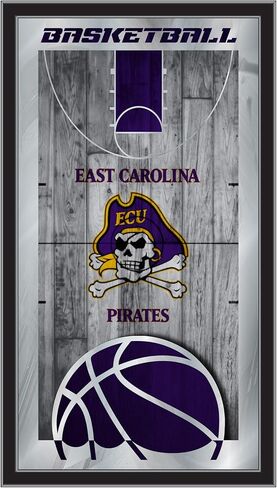 HBS East Carolina 15" x 26" Basketball Mirror by Holland Bar Stool Company in Saudi Arabia