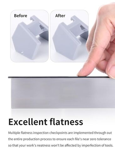 DSPIAE Dual Grit Stainless Steel File 600/1200 – Double-Sided Metal Hand File for Precision Filing, Deburring, Polishing, Modeling & DIY in Kuwait