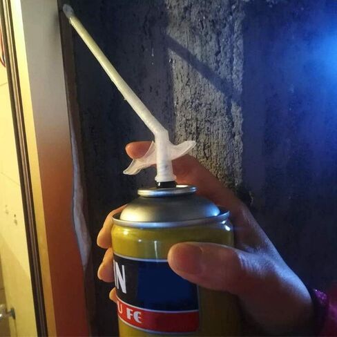 10 قطع من فوهة أنابيب رذاذ الرغوة، أنبوب بديل لرذاذ الرغوة العازلة لملء الفراغات، ملحق رذاذ رغوي DIY لرغوة الرش الشفافة in Kuwait