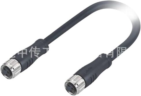 M8 waterproof connector A-Code 3Pin female straight molded with wire aviation in Kuwait