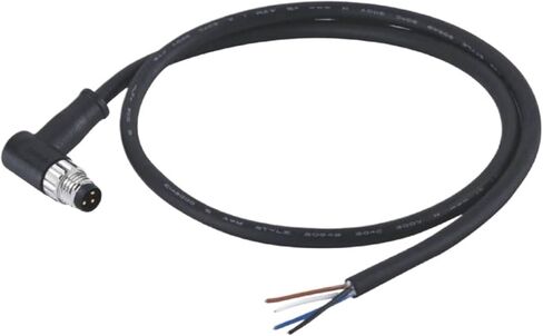 M8 A-type male elbow molded pre-cast cable tail scattered wire waterproof grade IP67(M8 male elbow 5 core) in Kuwait