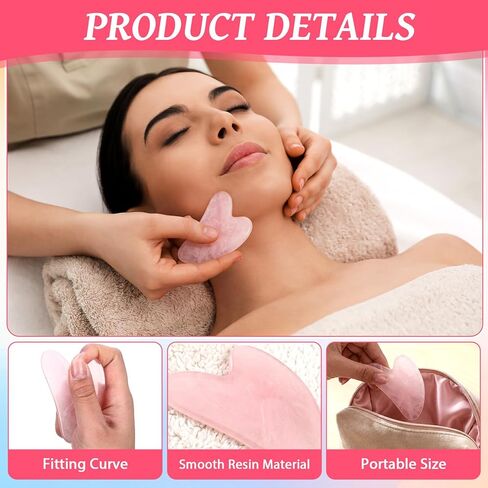 120 Pcs Gua Sha Facial Tools Bulk Resin Gua Sha Massage Tool Heart Shaped Guasha Stone Board for Woman Face Acupuncture, Jawline Sculpting, Puffiness Reducing, Skin Care Gift, 12 Colors in Saudi Arabia