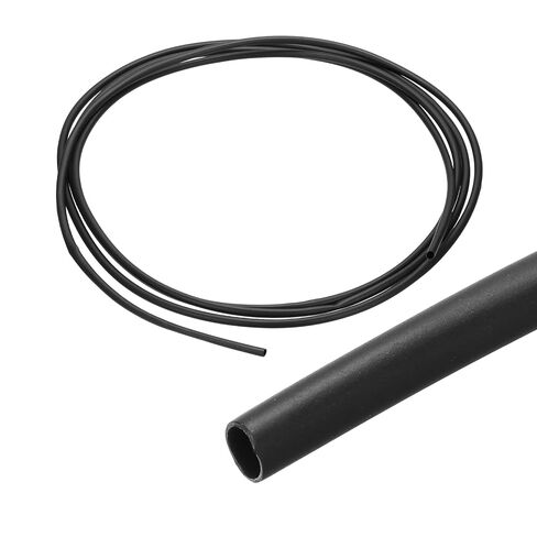 MECCANIXITY 1/16 Inch Heat Shrink Tubing, 3:1 Waterproof Adhesive Marine Grade Heat Shrink Wrap Tube for Wires, 8ft, Black in Saudi Arabia