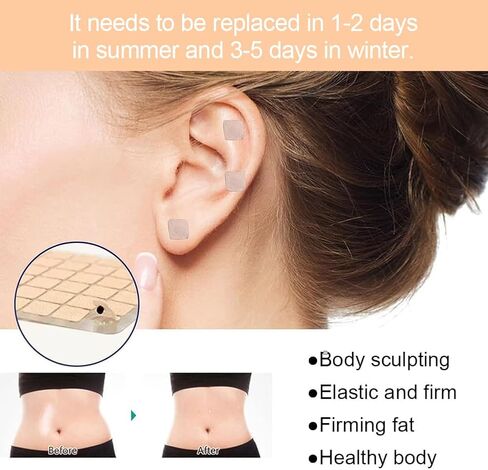 Ear Seeds,600 Counts Ear Seeds Acupuncture Kit,Ear Seeding,Ear Seeds Auricular Sticker Kit,Disposable Ear Press Seeds,Multi-Condition Ear Acupressure Kit,with Tweezer in Saudi Arabia