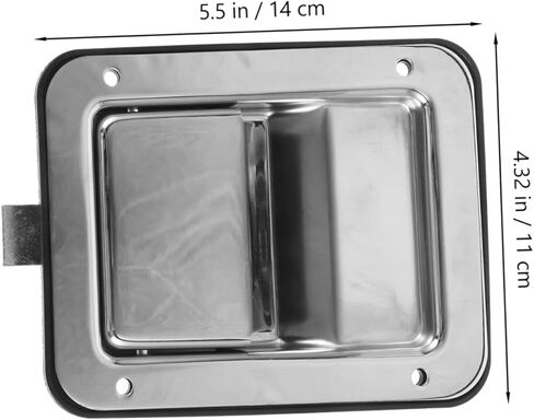 Ciieeo Versatile Utv Latch Panel with Push to Lock Mechanism Durable Stainless Steel Lock for Truck Toolboxes Trailers Rvs and Utility Vehicles Reliable Security in Saudi Arabia