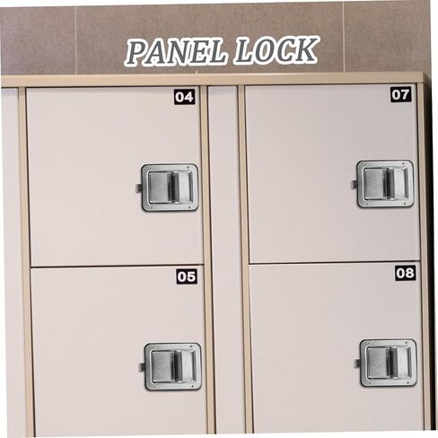 Ciieeo Versatile Utv Latch Panel with Push to Lock Mechanism Durable Stainless Steel Lock for Truck Toolboxes Trailers Rvs and Utility Vehicles Reliable Security in Saudi Arabia