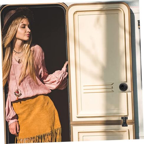 Toyvian 2 قطعة RV دفع نوع قفل مزلاج مقبض ضغط مخفي للقوارب وRVS بديل فعال لأقفال الأزرار القديمة تصميم زخرفي وعملي شديد التحمل in Saudi Arabia