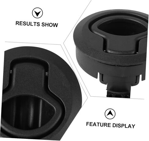 TOYANDONA 2Pcs Rv Latch Lock Push Type Locking Accessory Concealed Design for Trailers Durable and Lightweight Easy Installation for Rvs and Yachts in Saudi Arabia