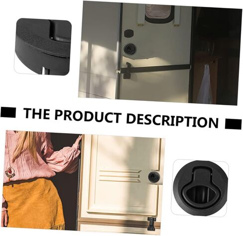 TOYANDONA 2Pcs Rv Latch Lock Push Type Locking Accessory Concealed Design for Trailers Durable and Lightweight Easy Installation for Rvs and Yachts in Saudi Arabia