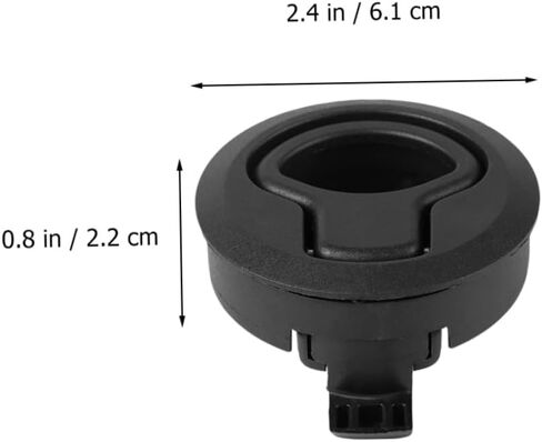 TOYANDONA 2Pcs Rv Latch Lock Push Type Locking Accessory Concealed Design for Trailers Durable and Lightweight Easy Installation for Rvs and Yachts in Saudi Arabia