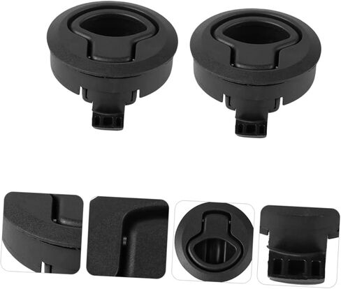 TOYANDONA 2Pcs Rv Latch Lock Push Type Locking Accessory Concealed Design for Trailers Durable and Lightweight Easy Installation for Rvs and Yachts in Saudi Arabia
