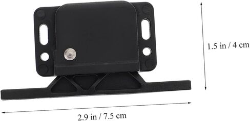 NUOBESTY C3-803 Hidden Push-to-Close Sliding Door Lock Durable Plastic Side Door Fastener for RVs and Homes Effortless Operation Mechanism in Saudi Arabia