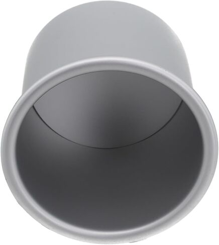 Round Hollow Chiffon Cake Pan for Mold, 4 6 8 Inch Aluminum Alloy Bakeware with Non-Stick Coating, 0.8mm Thickened Heat-Resistant for Even Baking, Silver in Saudi Arabia