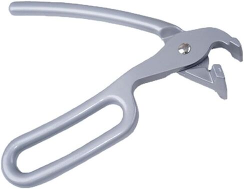 Aluminum Pizza Pan Gripper for Lifting Hot Baking Trays, Stone Pots, and Dinner Plates, Lightweight Clamp with Spring-Loaded Design, 20 x 16.5 cm in Saudi Arabia