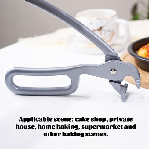 Aluminum Pizza Pan Gripper for Lifting Hot Baking Trays, Stone Pots, and Dinner Plates, Lightweight Clamp with Spring-Loaded Design, 20 x 16.5 cm in Saudi Arabia