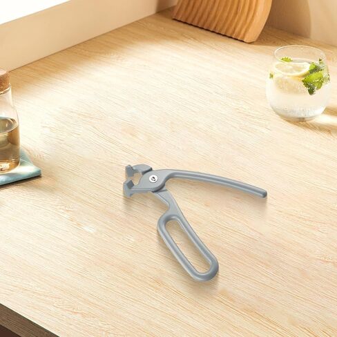 Aluminum Pizza Pan Gripper for Lifting Hot Baking Trays, Stone Pots, and Dinner Plates, Lightweight Clamp with Spring-Loaded Design, 20 x 16.5 cm in Saudi Arabia