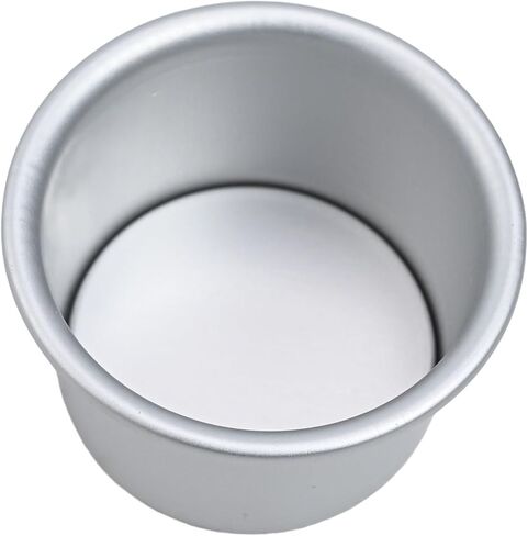 Mini Cake Pan with Removable Bottom, 2 Inch Aluminum Alloy Baking Mold for Pudding Dessert DIY, Non-Adhesion Anti-Oxidation, 6 10 20 Pack in Kuwait