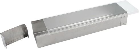 Cheesecake Baking Tray, Stainless Steel Long Cake Pan for Elegant Desserts, 40.3 x 10 x 6.5 cm, Silver, Compatible with Oven and Cooling Rack, 1-Pack in Kuwait