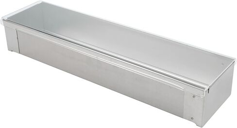 Cheesecake Baking Tray, Stainless Steel Long Cake Pan for Elegant Desserts, 40.3 x 10 x 6.5 cm, Silver, Compatible with Oven and Cooling Rack, 1-Pack in Kuwait