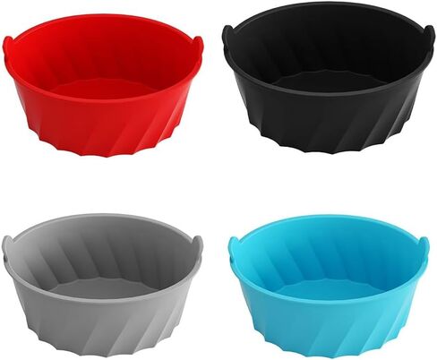 Reusable Silicone Slow Cooker Liner for 6-8 Quart Oval Crock Pot, 28.5 x 21.5 x 13 cm, Dishwasher Safe, Microwave Oven Air Fryer Refrigerator Compatible, Black in Kuwait