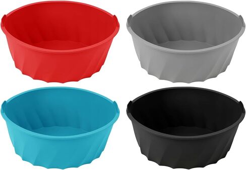 Reusable Silicone Slow Cooker Liner for 6-8 Quart Oval Crock Pot, 28.5 x 21.5 x 13 cm, Dishwasher Safe, Microwave Oven Air Fryer Refrigerator Compatible, Black in Kuwait