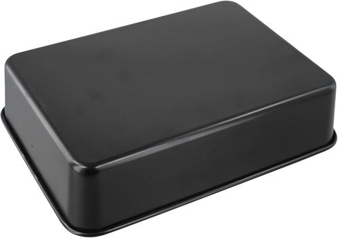 Non-Stick Baking Sheet Pan for Oven, 26x19x6cm Carbon Steel Tray with Deep Design to Prevent Spills, Round Corners for Easy Cleaning, Compatible with Dishwasher in Kuwait