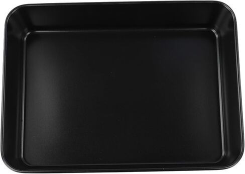 Non-Stick Baking Sheet Pan for Oven, 26x19x6cm Carbon Steel Tray with Deep Design to Prevent Spills, Round Corners for Easy Cleaning, Compatible with Dishwasher in Kuwait