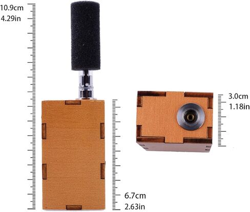 Professional Stage Smoke Machine with Wooden Housing and Foam Head – Safe for Indoor/Outdoor Use, Suitable for Photography, Theater, Halloween Special Effects in Kuwait