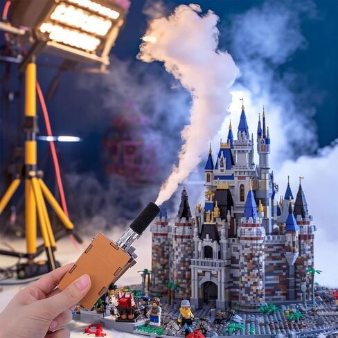 Professional Stage Smoke Machine with Wooden Housing and Foam Head – Safe for Indoor/Outdoor Use, Suitable for Photography, Theater, Halloween Special Effects in Kuwait