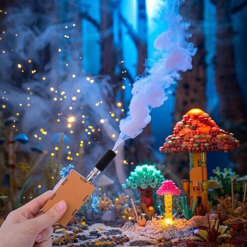 Professional Stage Smoke Machine with Wooden Housing and Foam Head – Safe for Indoor/Outdoor Use, Suitable for Photography, Theater, Halloween Special Effects in Kuwait