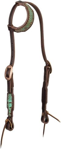Weaver Leather Turquoise Croc Single Ear Headstall in Saudi Arabia
