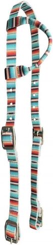 Showman Teal Serape Nylon Single Ear Headstall in Saudi Arabia