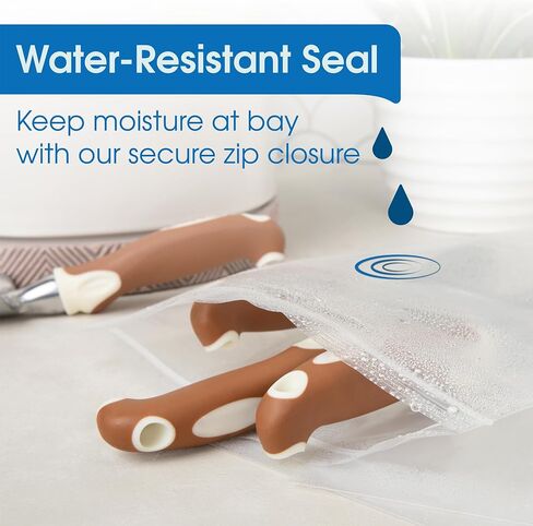 Spartan Industrial - 13" X 18" (100 Count) 4 Mil Thick Clear Reclosable Zip Plastic Poly Bags with Resealable Lock Seal Zipper - Heavy Duty and Durable in Kuwait