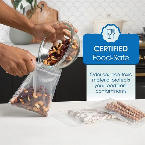 Spartan Industrial - 13" X 18" (100 Count) 4 Mil Thick Clear Reclosable Zip Plastic Poly Bags with Resealable Lock Seal Zipper - Heavy Duty and Durable in Kuwait