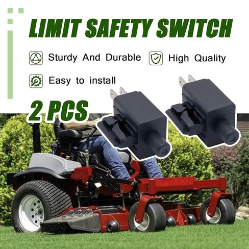 2 PCS Limit Safety Switch Fit for Exmark Toro 110-6765 World Lawn 593041 Hustler 601087 Replace 110-6765 14809 593041 601087 721516 GY20157 K3011-6222 in Saudi Arabia