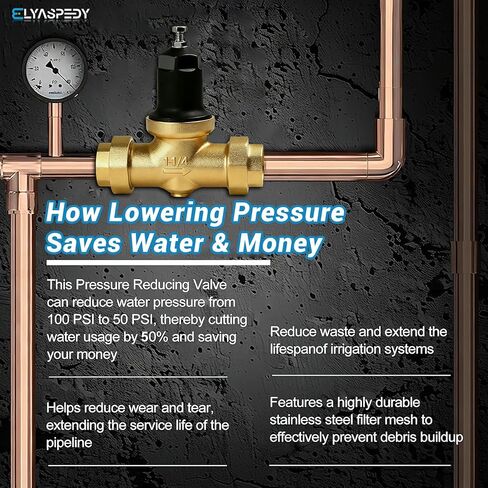 صمام تخفيض الضغط 1-1/4 بوصة 114-NR3XL، مع وصلة NPT لأنبوب لولبة داخلي مزدوج، مناسب لصمامات تقليل الضغط NR3XLDULU مقاس 1-1/4 بوصة، ويأتي مع شاشة من الفولاذ المقاوم للصدأ وحشيتين in Kuwait