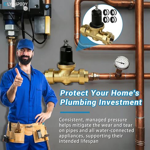 صمام تخفيض الضغط 1-1/4 بوصة 114-NR3XL، مع وصلة NPT لأنبوب لولبة داخلي مزدوج، مناسب لصمامات تقليل الضغط NR3XLDULU مقاس 1-1/4 بوصة، ويأتي مع شاشة من الفولاذ المقاوم للصدأ وحشيتين in Kuwait