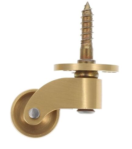 Casters Furniture Wheels Caster Brass Wheel Universal Rotation Stem Sofa Duty Heavy 360 Degree Trunk Box Swivel Chair Screw in Saudi Arabia