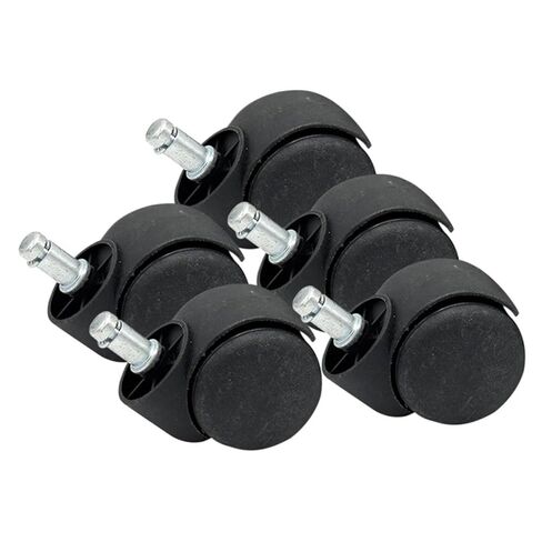 5 Pieces Mute The Pulley Wheel Casters for Office Chairs Computer Chair Mute Fatty Casters in Saudi Arabia