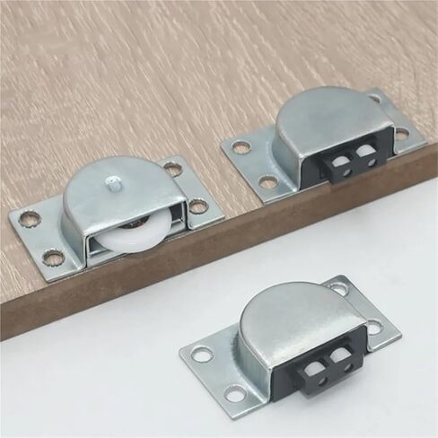 2Pcs/Set Stainless Steel Sliding Door Bearing Rollers Wheels Household Furniture Wardrobe Cabinet Door Pulley Hardware Accessory in Saudi Arabia